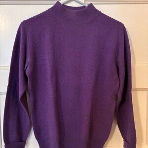 Priscilla 100% cashmere Size S Purple